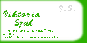 viktoria szuk business card